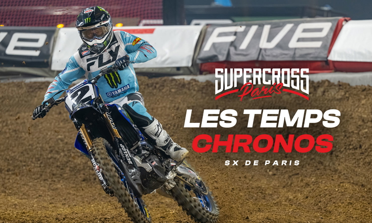 Les temps chronos du SX de Paris