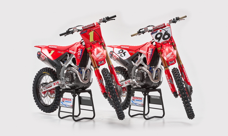 Les motos de l'équipe Honda HRC 2025