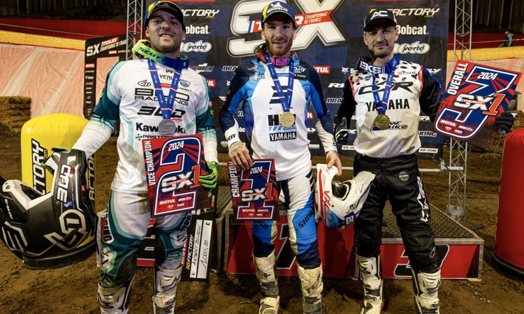 Aranda, Desprey et Bruneau titrés (SX Tour)