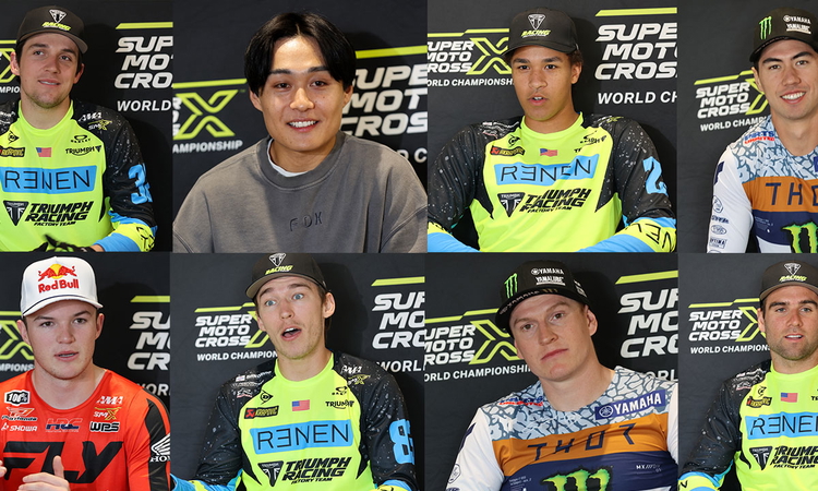 Interviews marathon Supercross 250 (jour 1)