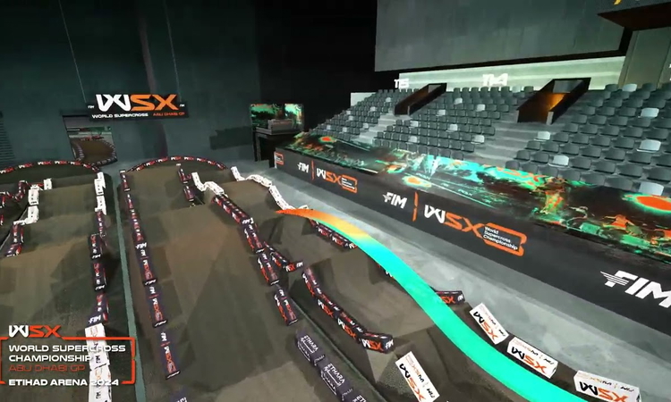 La piste virtuelle du WSX d’Abu Dhabi
