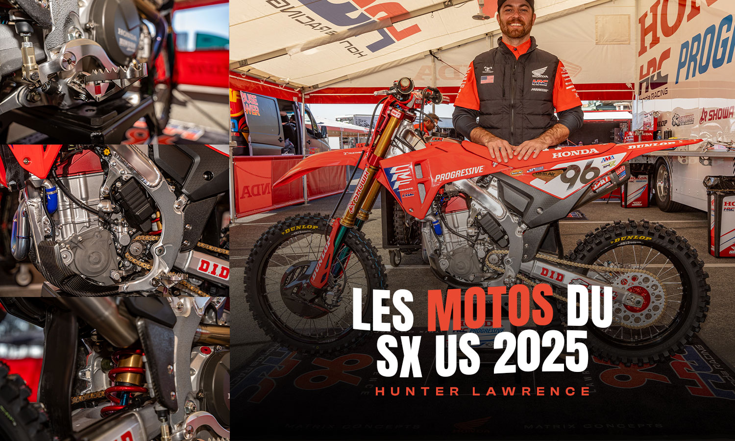 La CRF 450R d'Hunter Lawrence par Cameron Camera