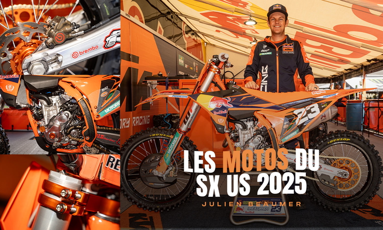 La KTM 250 SX-F de Julien Beaumer par Austin Watterson.