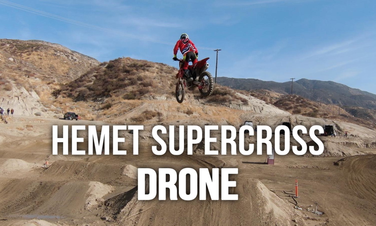 Basile Pigois vs Un Drone (en SX)
