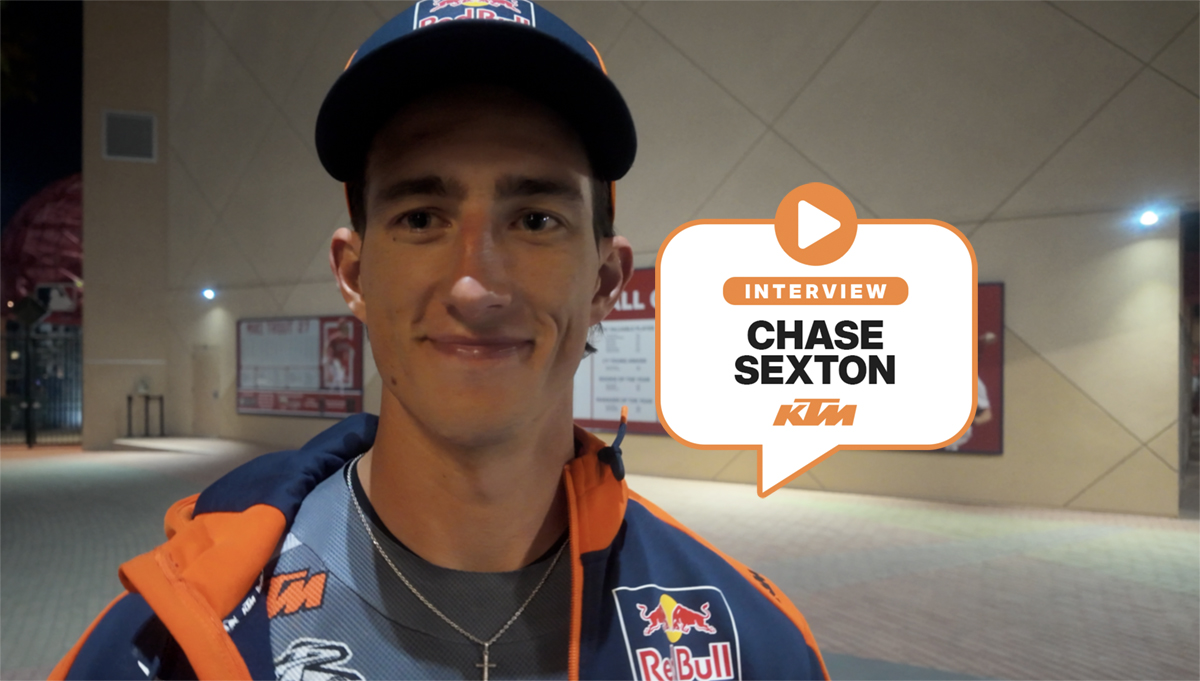 Chase Sexton : « ce n'est que le début »