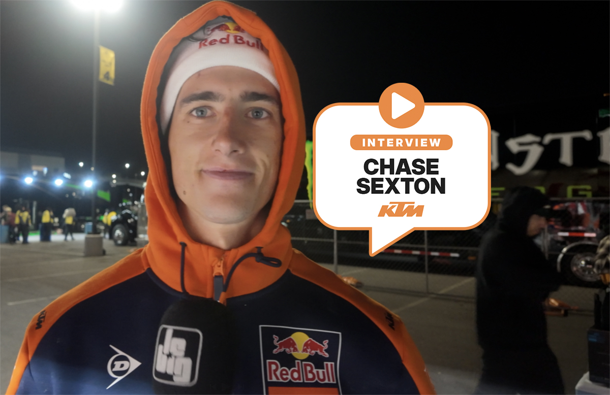 Chase Sexton : « j'ai fait une erreur idiote »