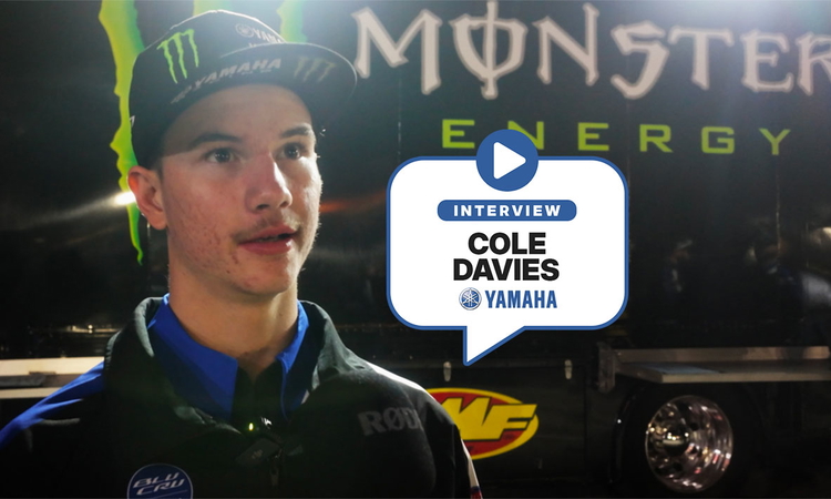 Cole Davies : « je m'attendais à bien faire »