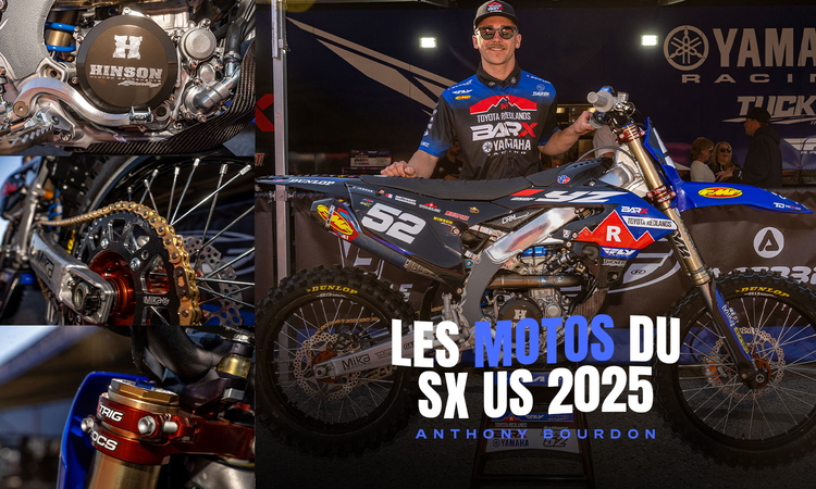 La YZ 250F d'Anthony Bourdon avec Tanner Peplinski
