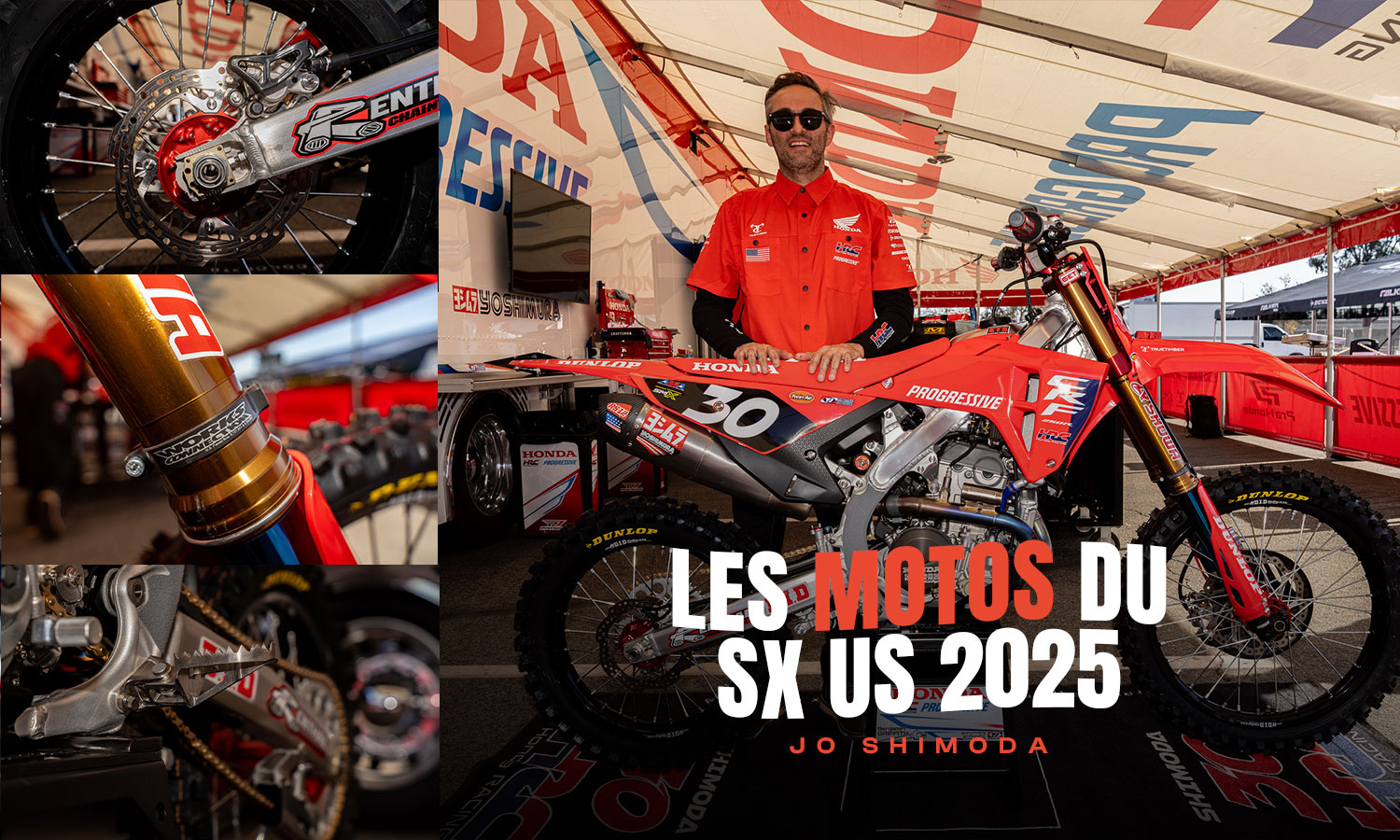 La Honda CRF250R de Jo Shimoda par Benjamin Griffith
