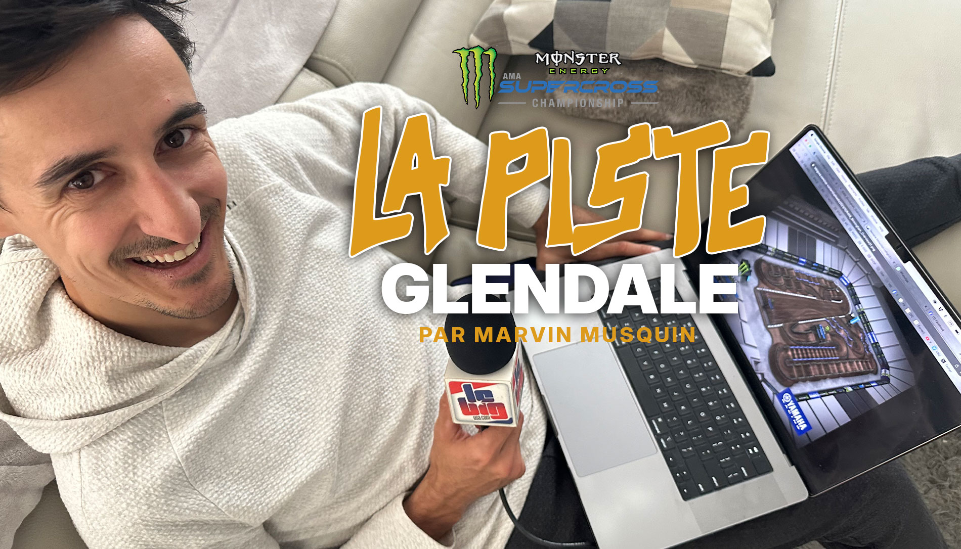 La piste SX de Glendale par Marvin Musquin