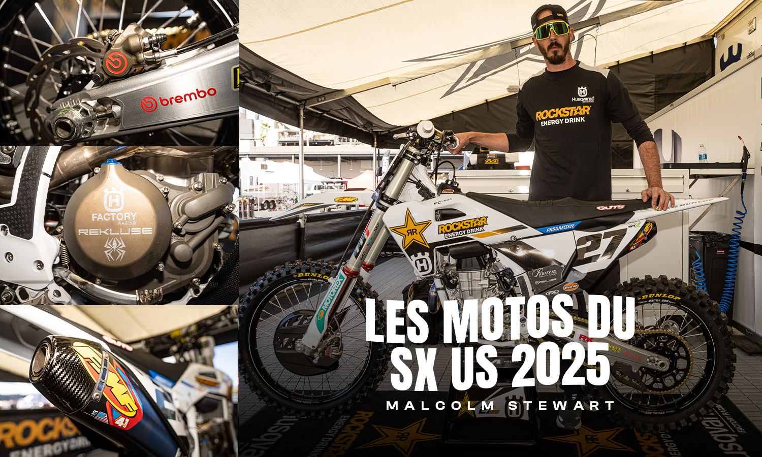 La Husqvarna FC450 de Malcolm Stewart par Jared Warrick