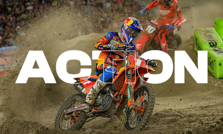 Moteur, action : Tom Vialle (SX Tampa)