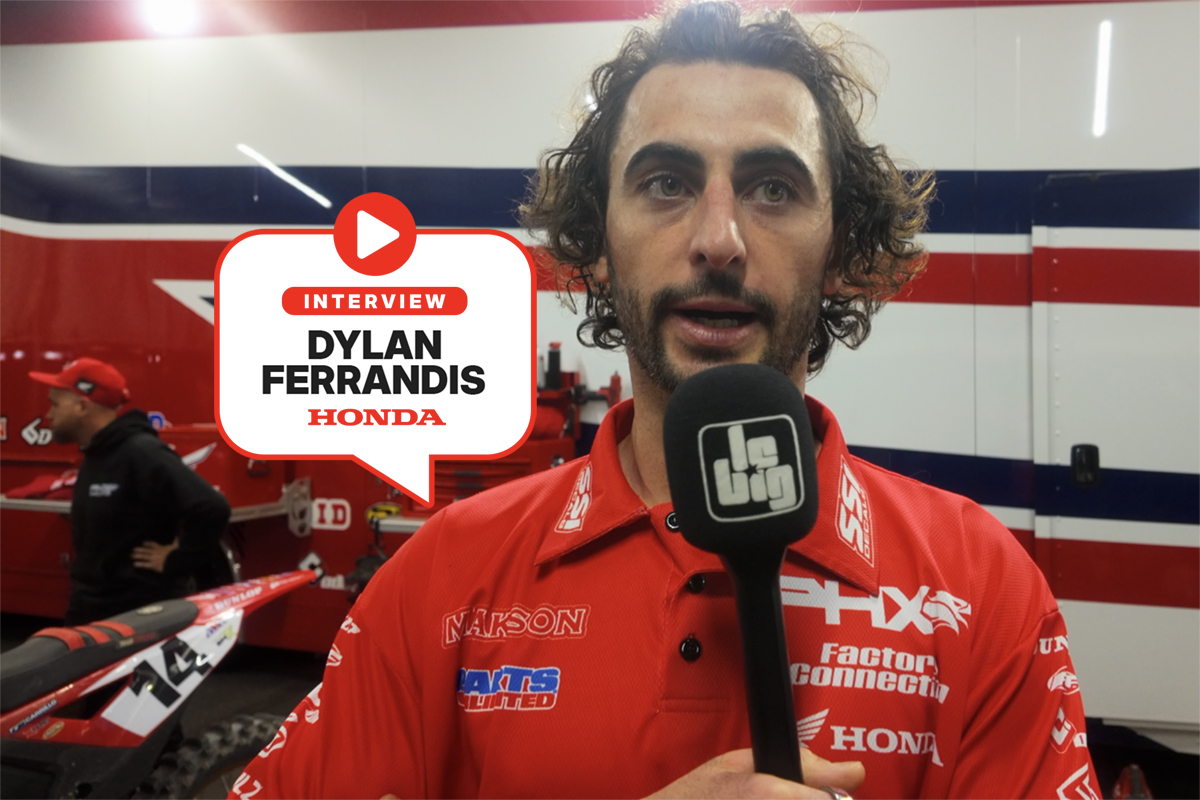 Dylan Ferrandis : « 3 axes de roue arrière tordus »