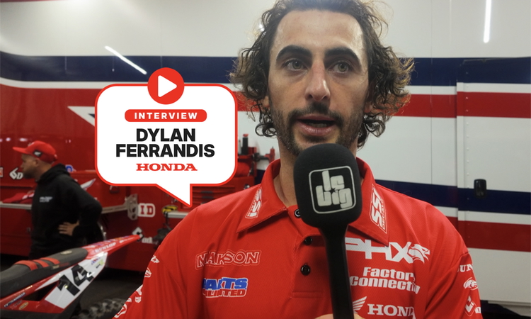 Dylan Ferrandis : « 3 axes de roue arrière tordus »