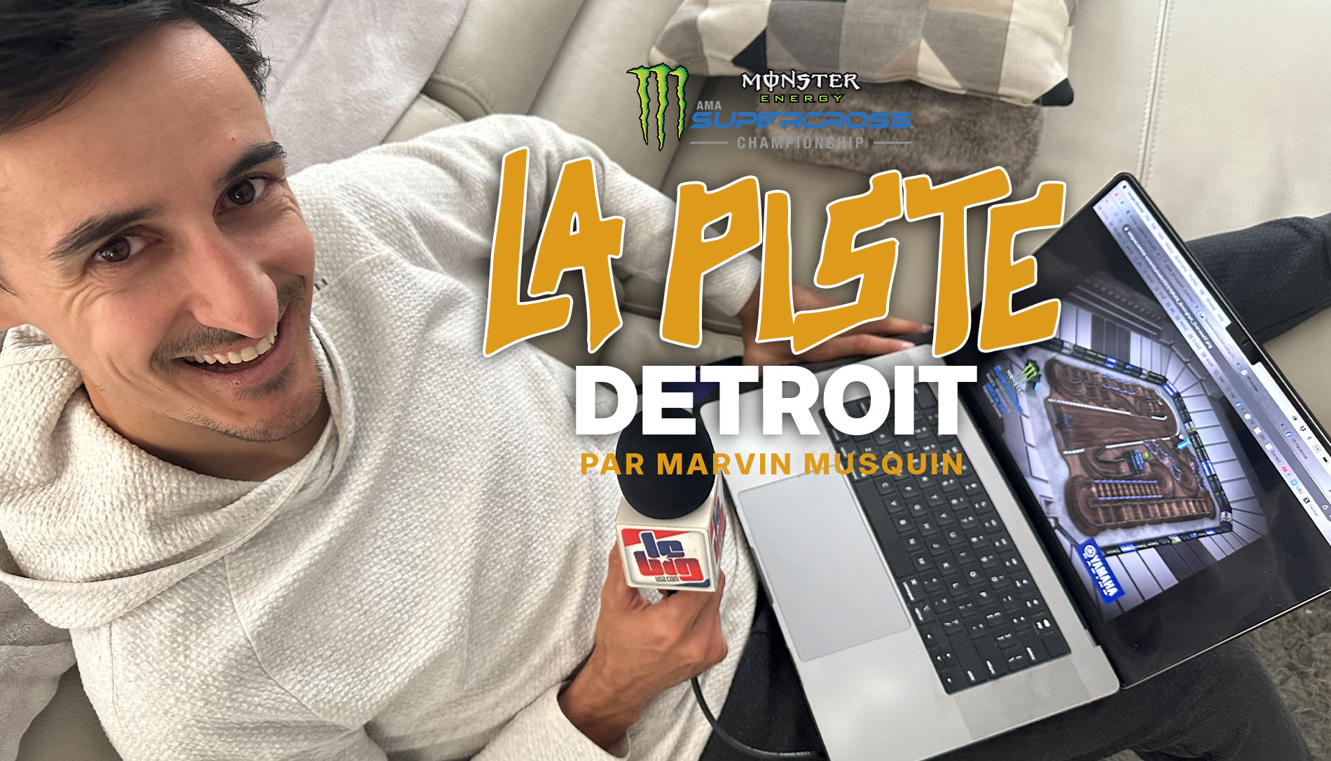 La piste SX de Détroit par Marvin Musquin