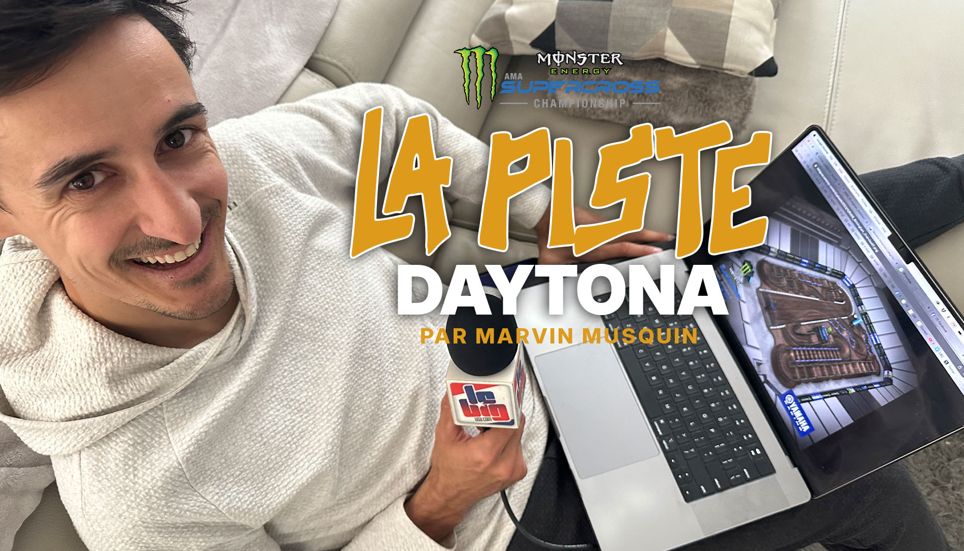 La piste SX de Daytona par Marvin Musquin