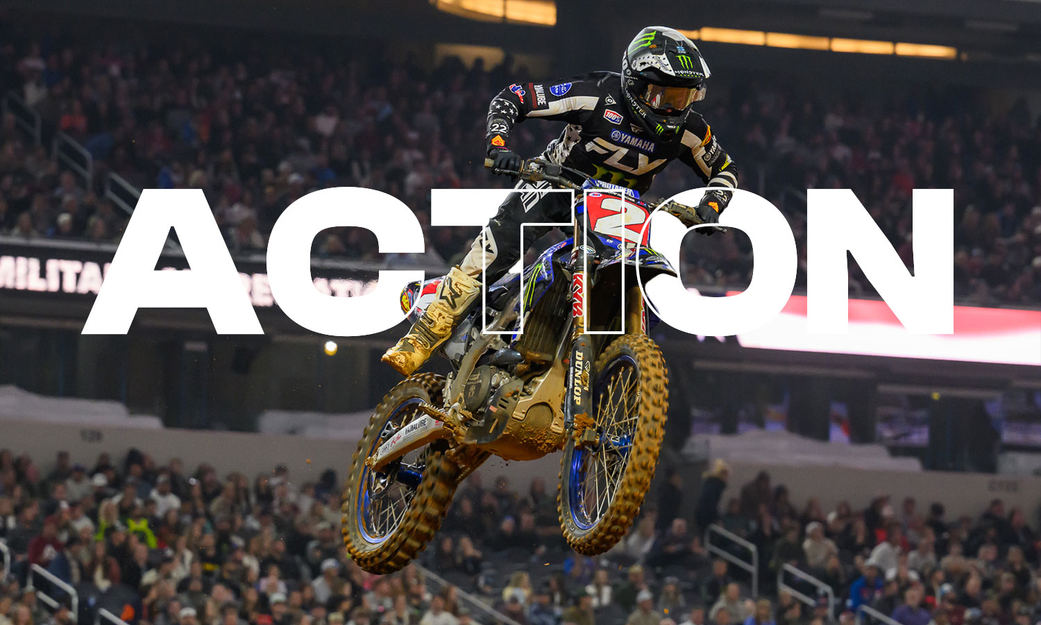 Moteur, action : Cooper Webb (SX Arlington)