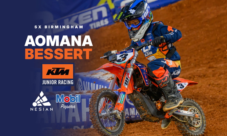 De Tahiti à l'Alabama avec Aomana (KTM Jr SX)