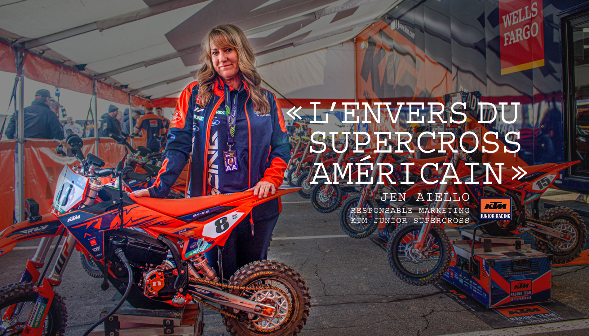 Dans l'ombre du SX US : Jen Aiello (KTM Junior SX)