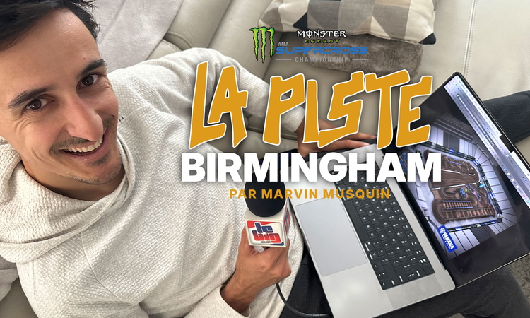 La piste SX de Birmingham par Marvin Musquin