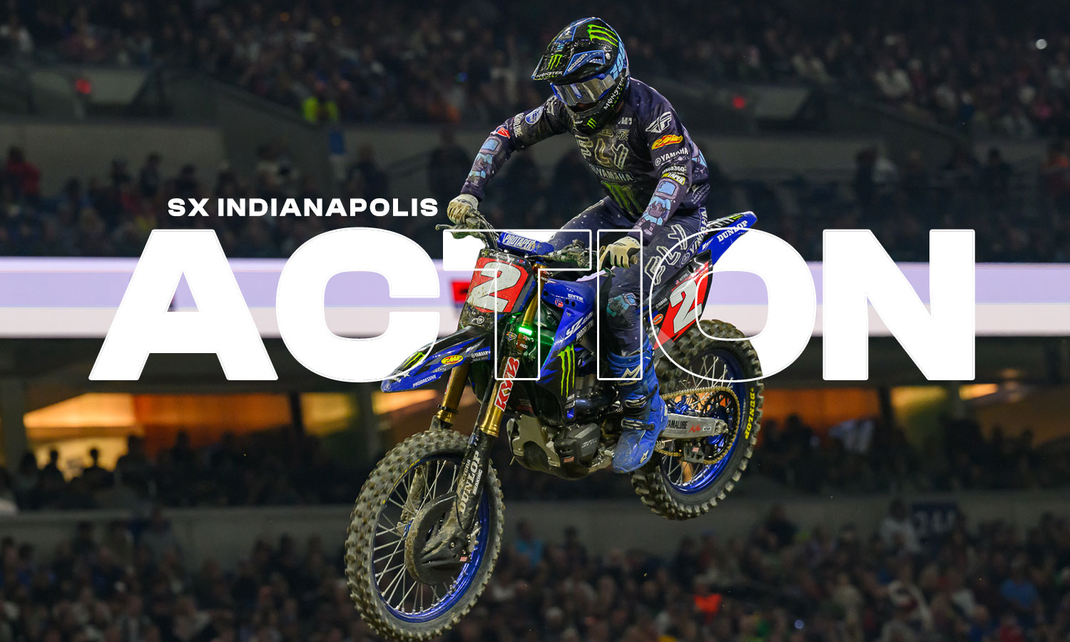 Moteur, action : Cooper Webb (SX Indianapolis)