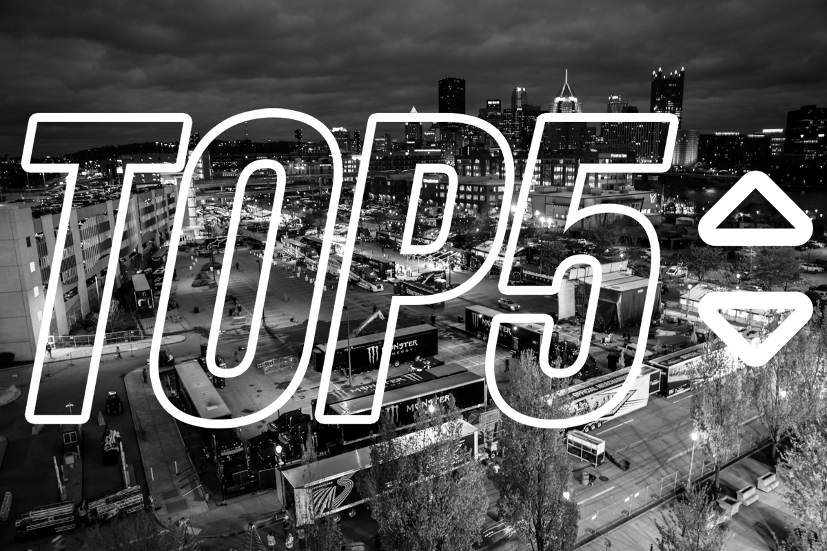 « Hauts et bas » : le Top 5 du SX de Pittsburgh