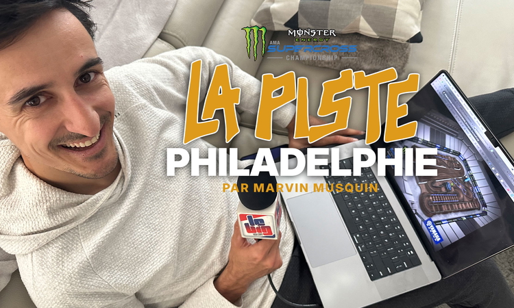 La piste SX de Philadelphie par Marvin Musquin