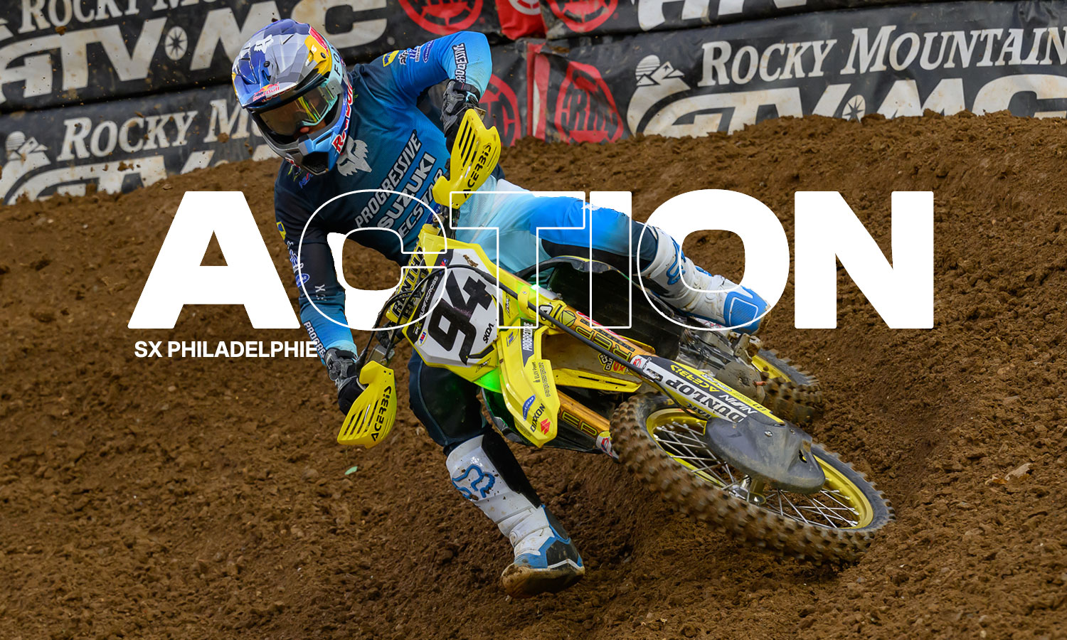 Moteur, action : Ken Roczen (SX Philadelphie)