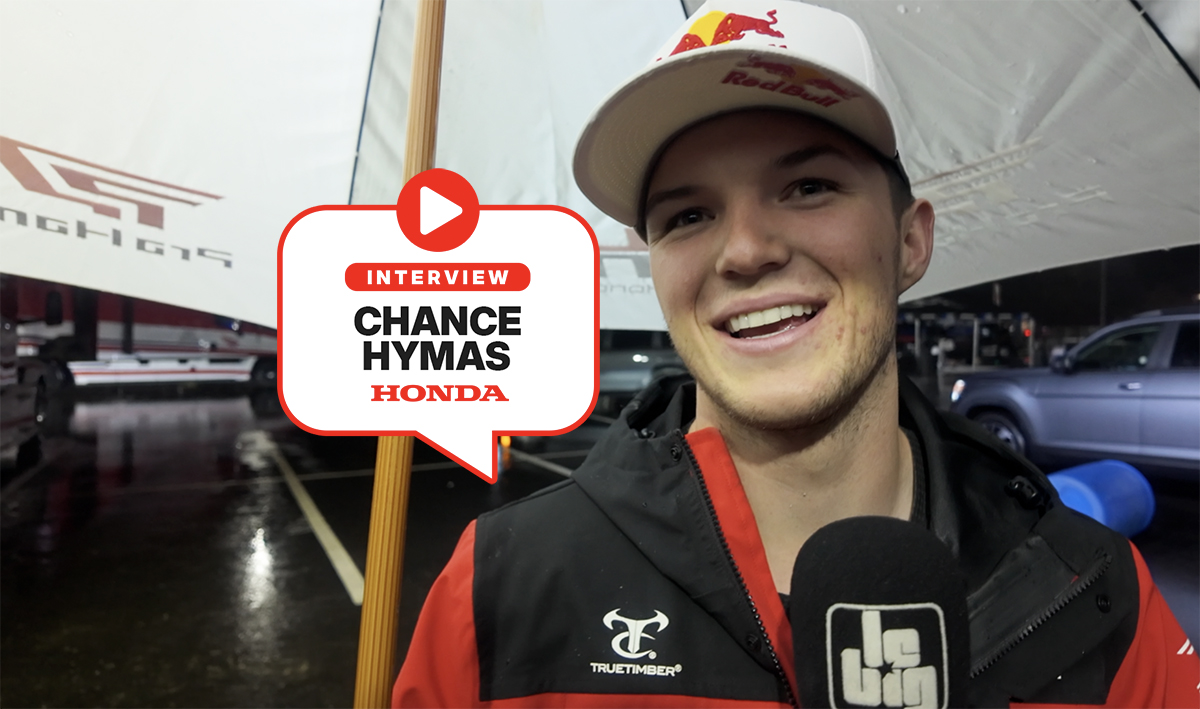 Chance Hymas : « je suis de retour dans la course »