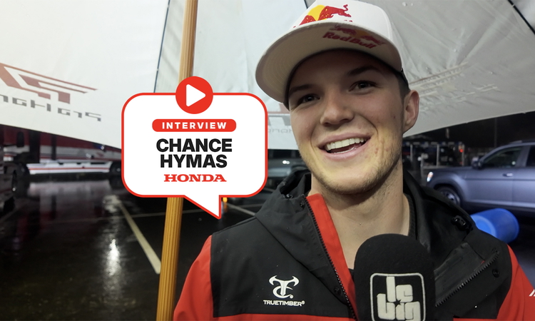 Chance Hymas : « je suis de retour dans la course »