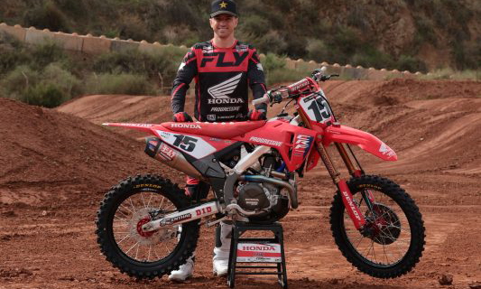 La Honda CRF450R HRC pour Dean Wilson