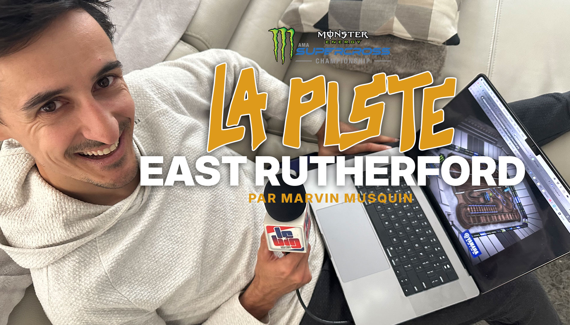La piste SX d'East Rutherford par Marvin Musquin