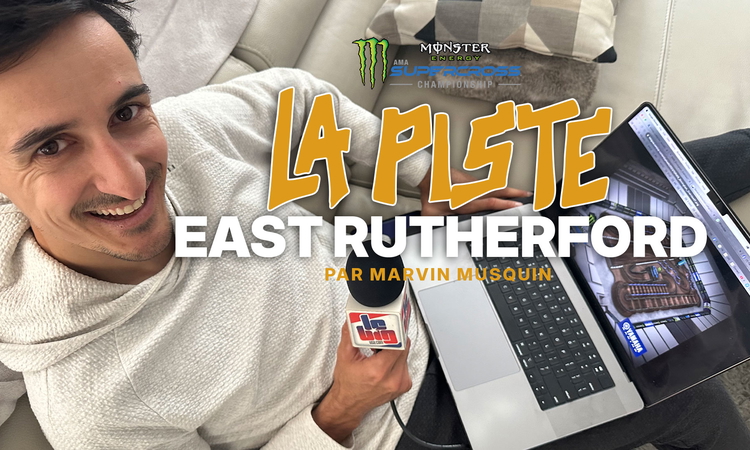 La piste SX d'East Rutherford par Marvin Musquin