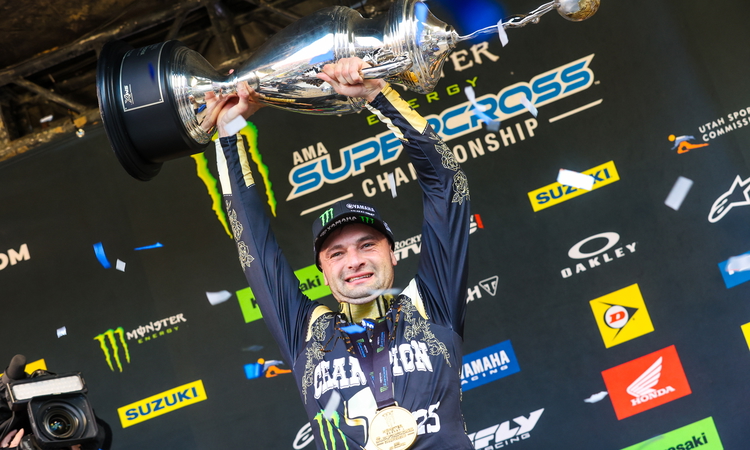 Cooper Webb est Champion SX US 450 (2025)