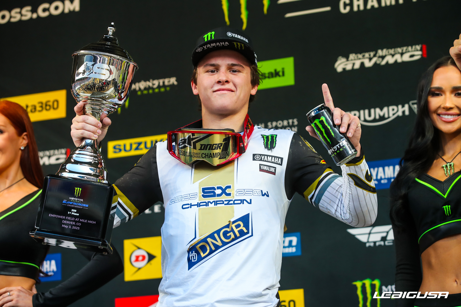 Haiden Deegan arrache la victoire et le titre SX 250