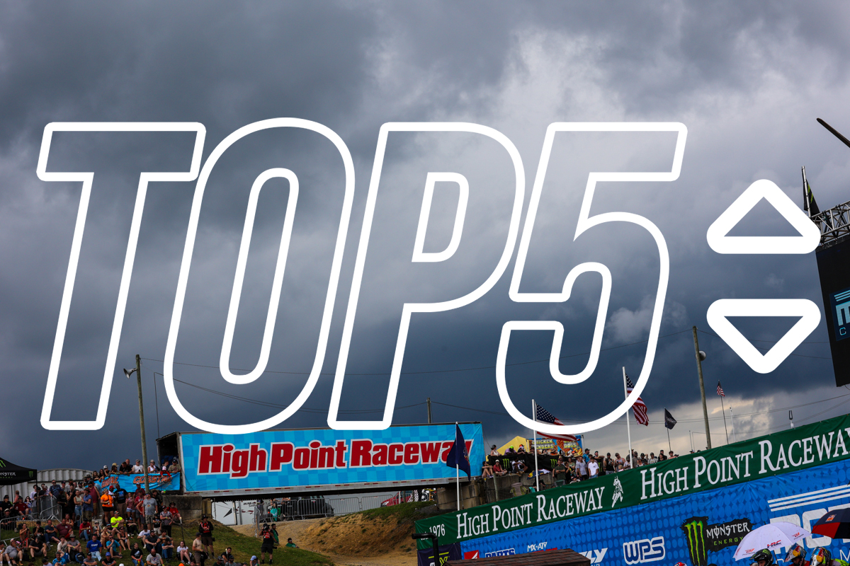 « Hauts et bas » : le Top 5 du MX d'High Point Raceway