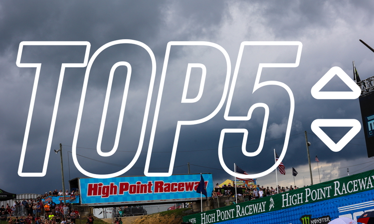 « Hauts et bas » : le Top 5 du MX d'High Point Raceway