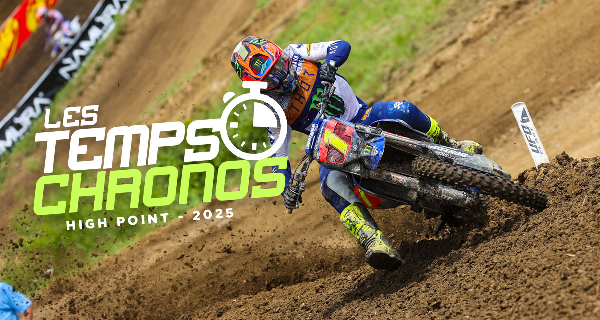 Les temps chronos du MX d'High Point
