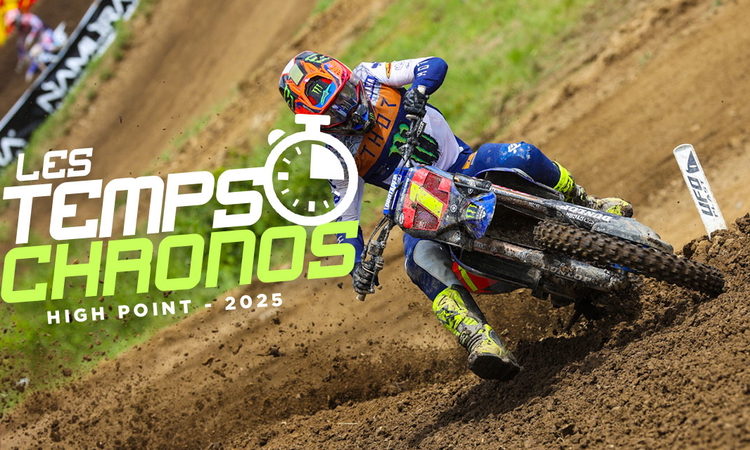 Les temps chronos du MX d'High Point