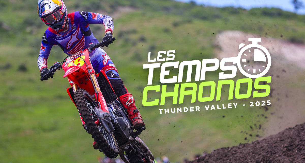 Les temps chronos du MX de Thunder Valley