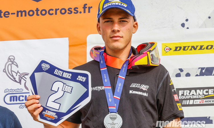 Garcia, vice-Champion de France Elite MX2