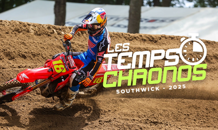 Les temps chronos du MX de Southwick