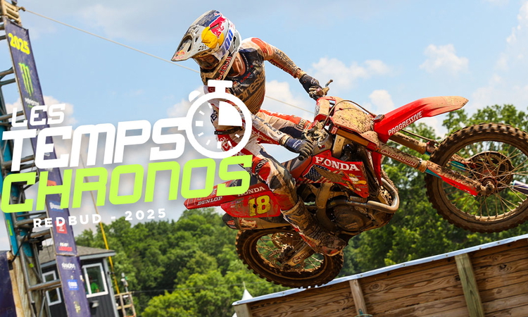 Les temps chronos du MX de RedBud