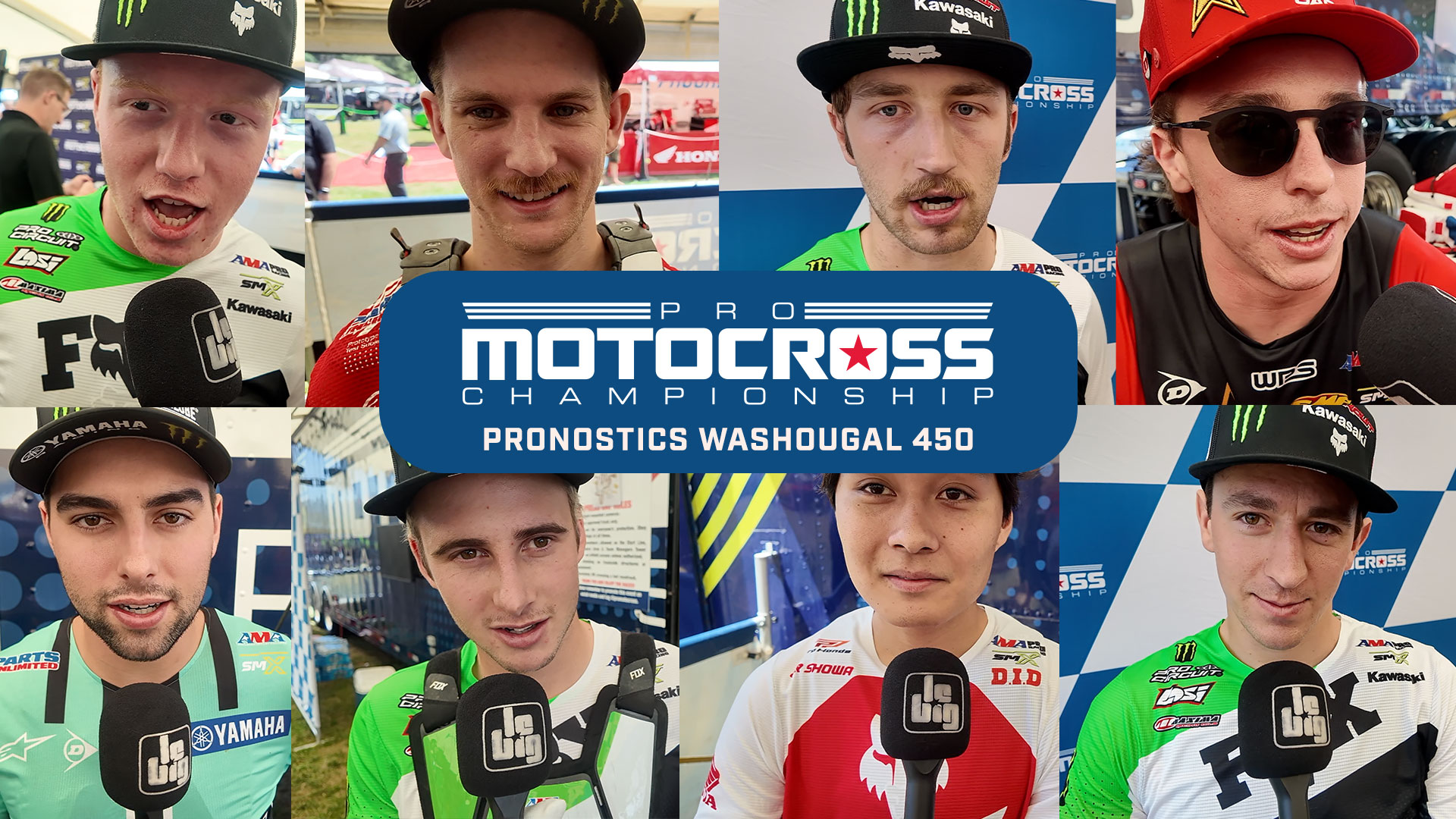 Le podium 450 de Washougal par les pilotes 250