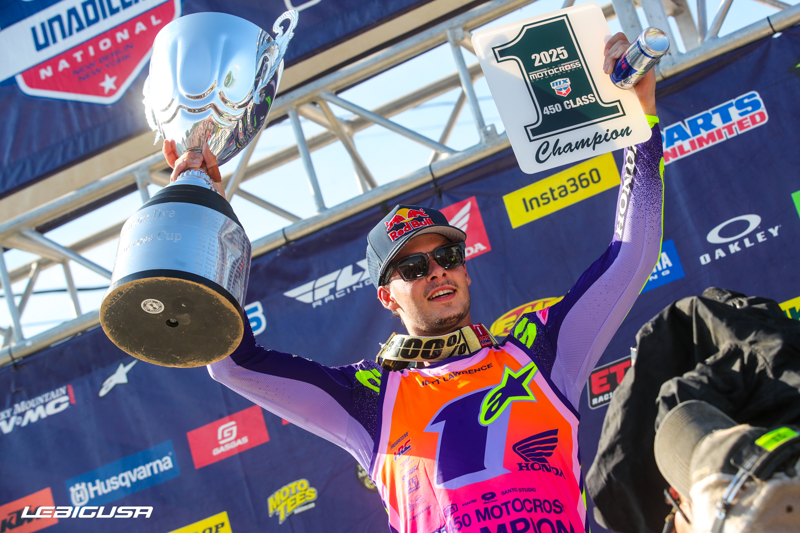 Jett Lawrence est Champion Pro Motocross 450