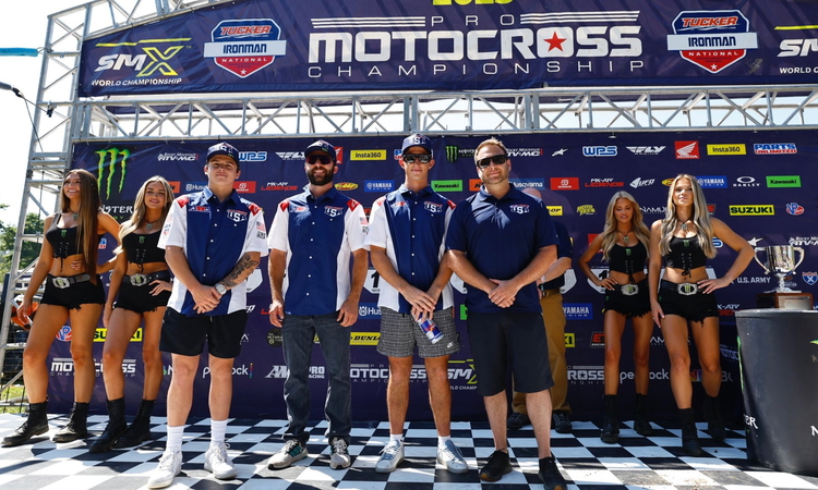 L'équipe américaine du Motocross des Nations