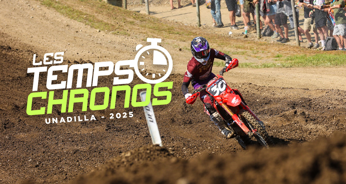 Les temps chronos du MX d'Unadilla