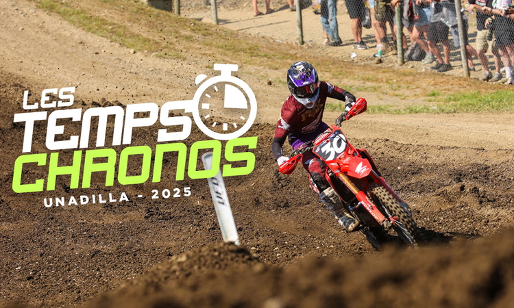 Les temps chronos du MX d'Unadilla