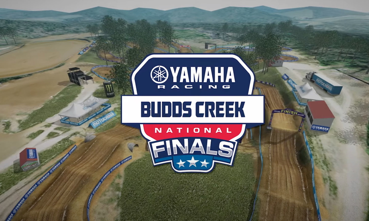 La piste virtuelle du MX de Budds Creek