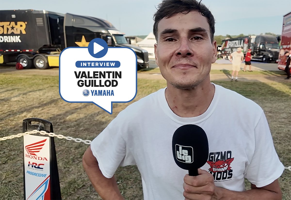 Valentin Guillod : « J'étais pendu au guidon »